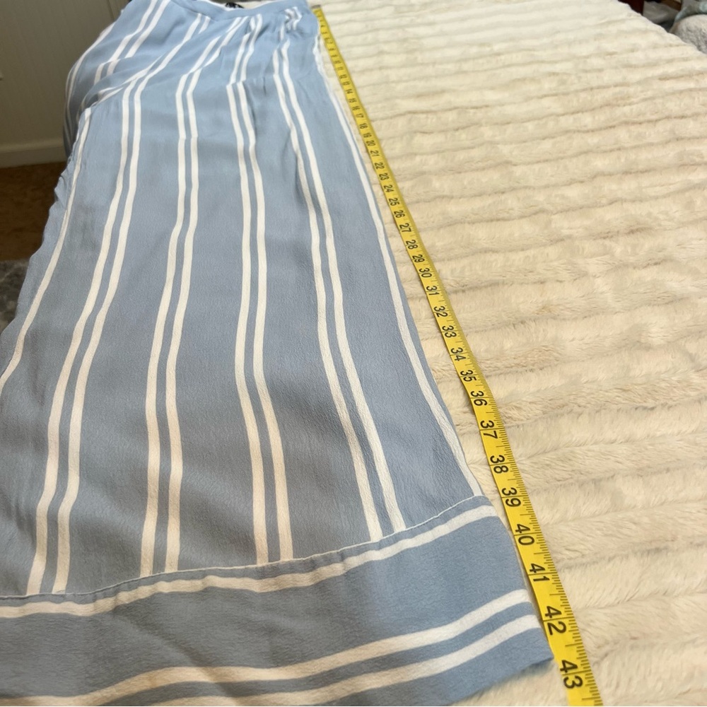 Lulus Coastal Living Light Blue and White Striped Two Piece Jumpsuit Size M - Picture 12 of 16